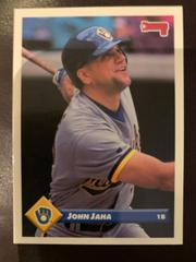 John Jaha #207 Baseball Cards 1993 Donruss Prices