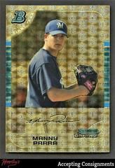 Manny Parra Baseball Cards 2005 Bowman Chrome Prices
