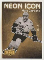 Mark Giordano [Gold] #NI-18 Hockey Cards 2021 Skybox Metal Universe Neon Icon Prices
