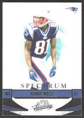 Randy Moss #89 Football Cards 2008 Playoff Absolute Memorabilia Prices