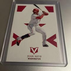 Juan Soto [Red] #20 Baseball Cards 2022 Panini Chronicles Vertex Prices