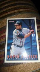 David Justice #6 Baseball Cards 1995 Bazooka Prices
