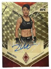 Zhang Weili [Gold Vinyl] #PX-ZWL Ufc Cards 2023 Panini Chronicles UFC Phoenix Autographs Prices