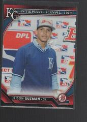 Jeison Guzman [Red] Baseball Cards 2016 Bowman International Ink Prices