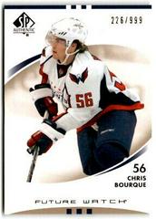 Chris Bourque #190 Hockey Cards 2007 SP Authentic Prices