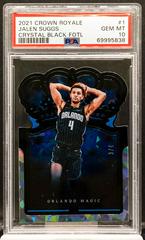 Jalen Suggs [Crystal Black] Basketball Cards 2021 Panini Crown Royale Prices