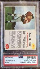 Bob St. Clair [Hand Cut] Football Cards 1962 Post Cereal Prices