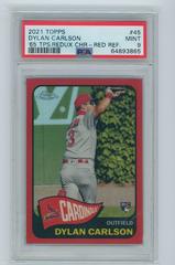 Dylan Carlson [SP Red Refractor] Baseball Cards 2021 Topps Chrome Prices