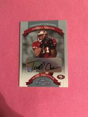Terrell Owens [Significant Signatures] #33 Football Cards 2002 Panini Donruss Classics Prices