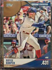 Bryce Harper [Gold] #SS-11 Baseball Cards 2022 Topps Significant Statistics Prices