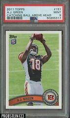 A.J. Green [Catching Ball Above Head] Football Cards 2011 Topps Prices