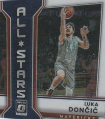 LeBron James, Luka Doncic #1 Basketball Cards 2022 Panini Donruss Optic All Stars Prices