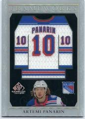 Artemi Panarin Hockey Cards 2021 SP Game Used Frameworks Prices