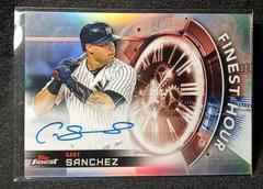 Gary Sanchez #GS Baseball Cards 2018 Topps Finest Hour Autographs Prices