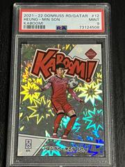 Heung Min Son Soccer Cards 2021 Panini Donruss Road to Qatar Kaboom Prices