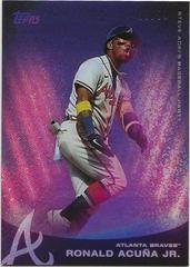 Ronald Acuna Jr. [Purple Glitter] #106 Baseball Cards 2022 Topps X Steve Aoki Prices