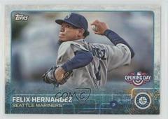 Felix Hernandez #186 Baseball Cards 2015 Topps Opening Day Prices