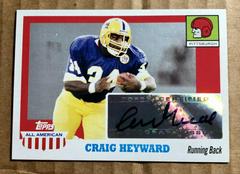 Craig Heyward #A-CH Football Cards 2005 Topps All American Autograph Prices