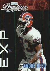 Andre Reed [Reflections Silver] Football Cards 1999 Playoff Prestige Exp Prices
