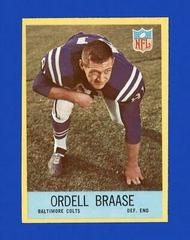 Ordell Braase #16 Football Cards 1967 Philadelphia Prices