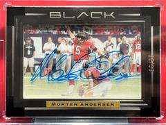 Morten Andersen Football Cards 2022 Panini Black Iconic Impact Ink Autographs Prices