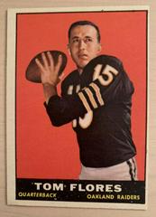 Tom Flores #186 Football Cards 1961 Topps Prices