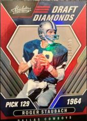 Roger Staubach [Spectrum Red] #DD-17 Football Cards 2022 Panini Absolute Draft Diamonds Prices