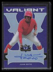 Juan Soto [Autographs Purple] #BA-JS2 Baseball Cards 2018 Leaf Valiant Prices