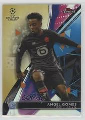 Angel Gomes [Gold] Soccer Cards 2021 Topps Finest UEFA Champions League Prices