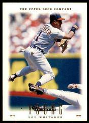 Lou Whitaker Baseball Cards 1996 Upper Deck Prices