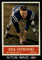 Dick Szymanski #11 Football Cards 1964 Philadelphia Prices