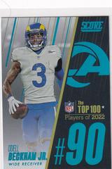 Odell Beckham Jr. #90 Football Cards 2023 Panini Score Top 100 Prices