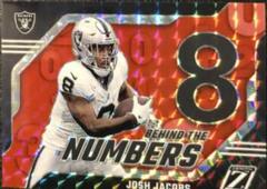 Josh Jacobs [Red] #16 Football Cards 2023 Panini Zenith Behind the Numbers Prices