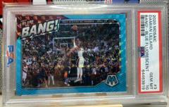 Damian Lillard [Blue Fluorescent] #3 Basketball Cards 2020 Panini Mosaic Bang Prices