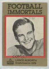 Lance Alworth Football Cards 1985 Football Immortals Prices