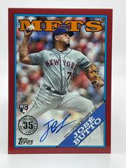 Jose Butto [Red] #88BA-JB Baseball Cards 2023 Topps Update 1988 Autographs Prices