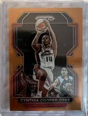 Cynthia Cooper Dyke [Orange] #143 Basketball Cards 2022 Panini Prizm WNBA Prices