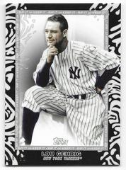 Lou Gehrig [Black] #4 Baseball Cards 2022 Topps Rip Prices