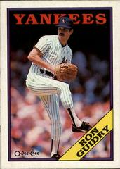 Ron Guidry Baseball Cards 1988 O Pee Chee Prices