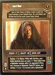 Lord Maul Star Wars CCG Reflections III Prices