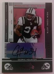 Cedric Houston [Preview Ticket Autograph Green] Football Cards 2005 Playoff Contenders Prices