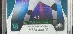 Jalen Hurts [Green] Football Cards 2020 Panini Rookies & Stars Rush Prices