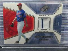 Donnie Bridges [Rookie Jersey] Baseball Cards 2001 Spx Prices