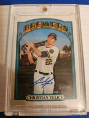 Christian Yelich Real One Autographs #ROA-CY Baseball Cards 2021 Topps Heritage Real One Autographs Prices