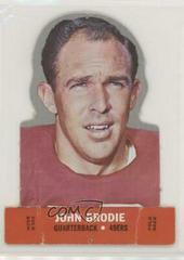 John Brodie Football Cards 1968 Topps Stand Ups Prices