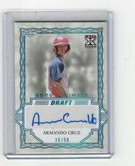 Armando Cruz [Platinum Spectrum] #BA-AC2 Baseball Cards 2020 Leaf Ultimate Autographs Prices