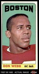 Don Webb #21 Football Cards 1965 Topps Prices
