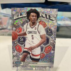 Stephon Castle [Speckle Refractor] #EG-18 Basketball Cards 2023 Bowman Best University Elements of the Game Prices