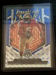 Trey Lance [Blue] #SF-TL Football Cards 2023 Panini Mosaic Straight Fire Prices