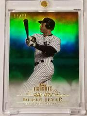 Derek Jeter [Green] Baseball Cards 2013 Topps Tribute Prices